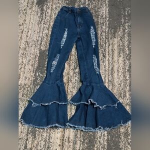 Daisy Blue Flared Denim Jeans